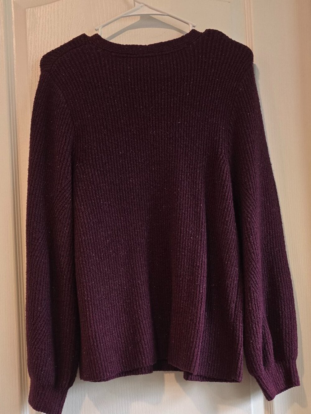 JJill V-Neck Tweed Sweater - Picture 2 of 2